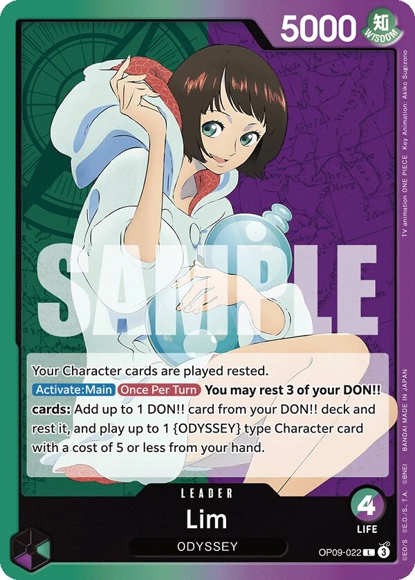 Carte One Piece anglaise Lim OP09-022 L
