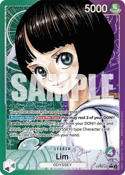 Carte One Piece anglaise OP09-022 Lim (version 2)