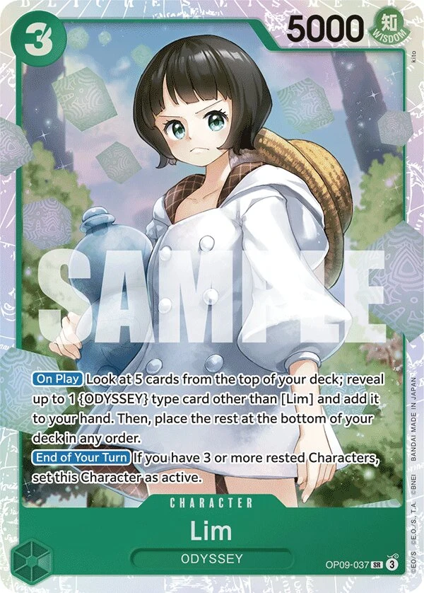 Carte One Piece anglaise Lim OP09-037 SR