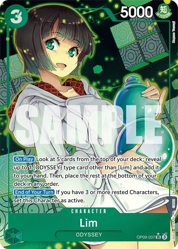 Carte One Piece anglaise Lim OP09-037 SR