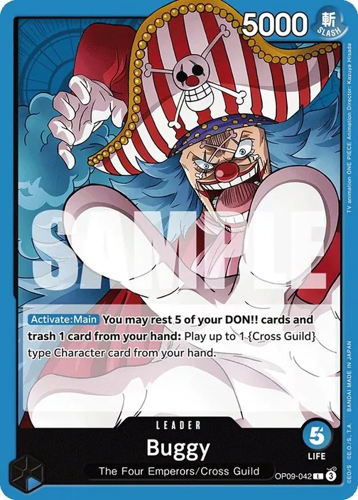 Carte One Piece anglaise OP09-042 Buggy