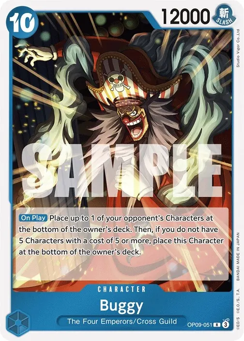 Carte One Piece anglaise OP09-051 Buggy