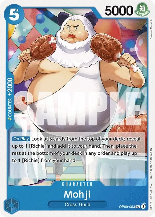 Carte One Piece anglaise OP09-053 Mohji