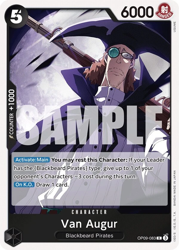 Carte One Piece anglaise Van Augur OP09-083 R