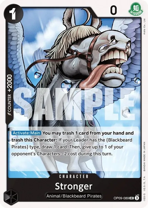 Carte One Piece anglaise OP09-089 Stronger