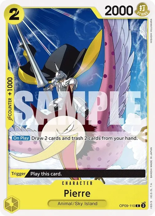 Carte One Piece anglaise OP09-110 Pierre