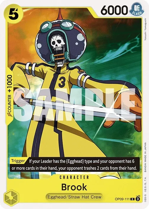Carte One Piece anglaise OP09-111 Brook