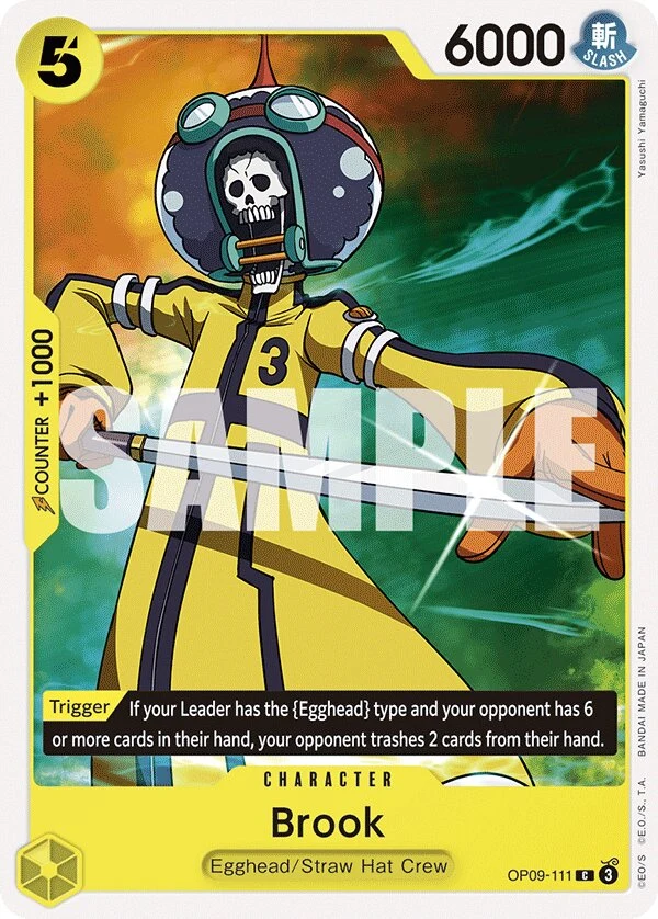 Carte One Piece anglaise Brook OP09-111 C