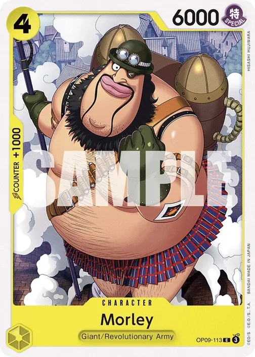 Carte One Piece anglaise OP09-113 Morley