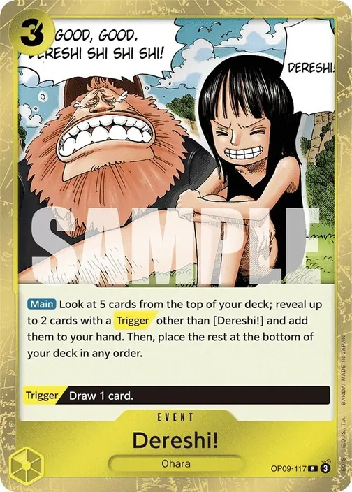Carte One Piece anglaise OP09-117 Dereshi!