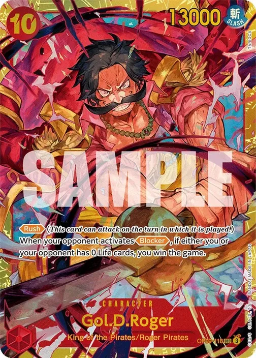 Carte One Piece anglaise OP09-118 Gol.D.Roger