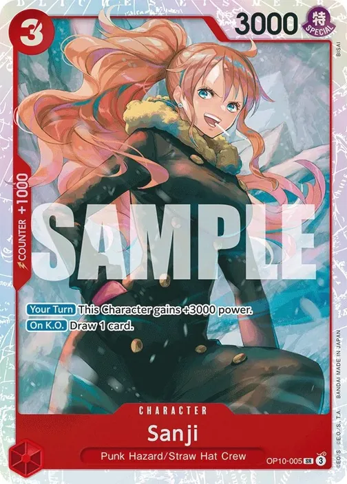 Carte One Piece anglaise OP10-005 Sanji