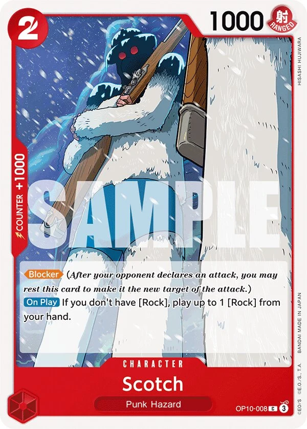 Carte One Piece anglaise Scotch OP10-008 C