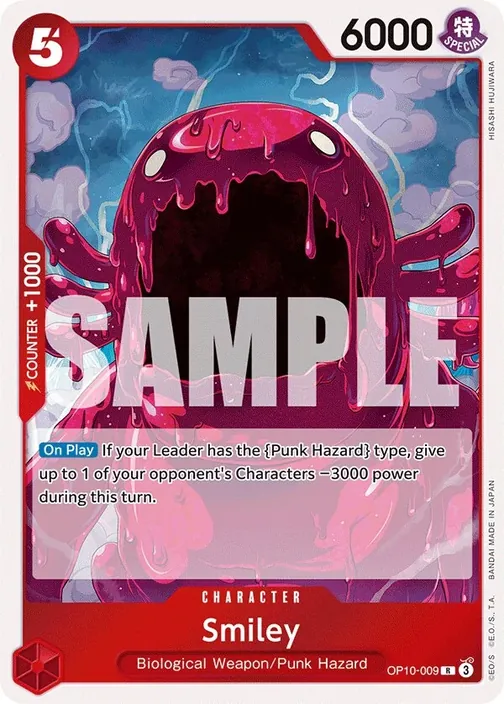 Carte One Piece anglaise OP10-009 Smiley