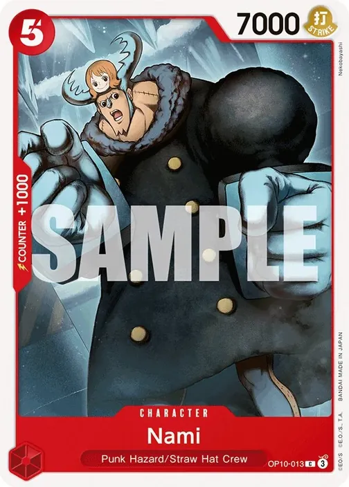 Carte One Piece anglaise OP10-013 Nami