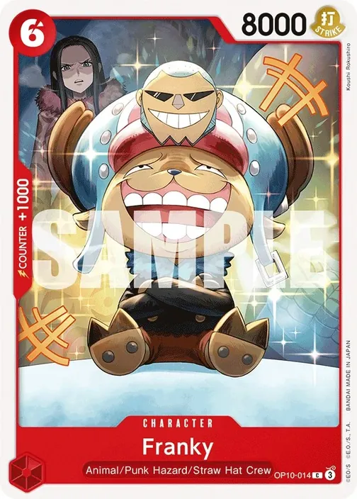 Carte One Piece anglaise OP10-014 Franky