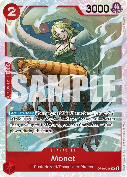 Carte One Piece anglaise OP10-016 Monet
