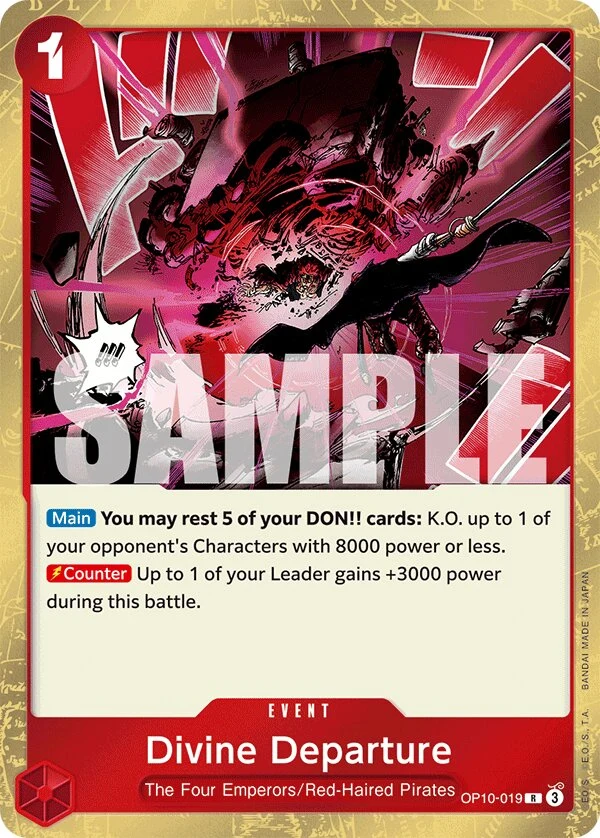 Carte One Piece anglaise Divine Departure OP10-019 R