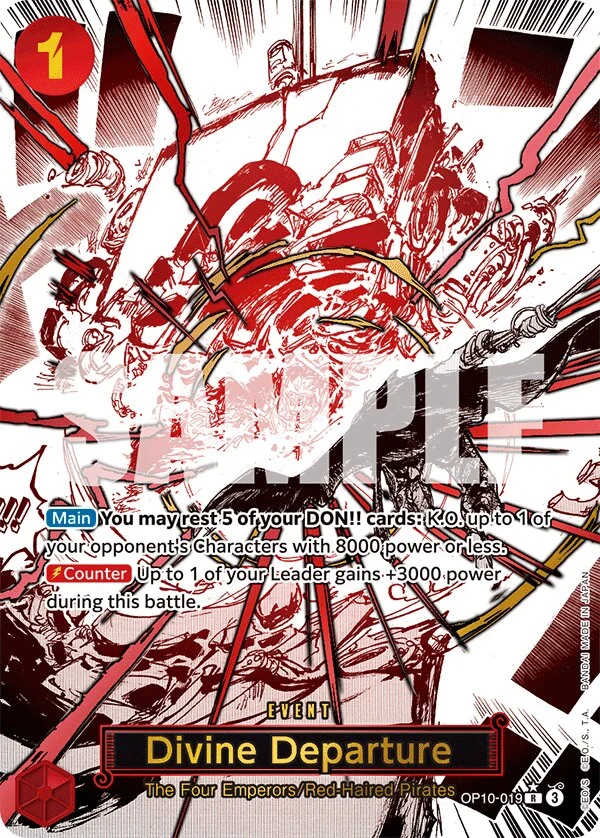 Carte One Piece anglaise Divine Departure OP10-019 R
