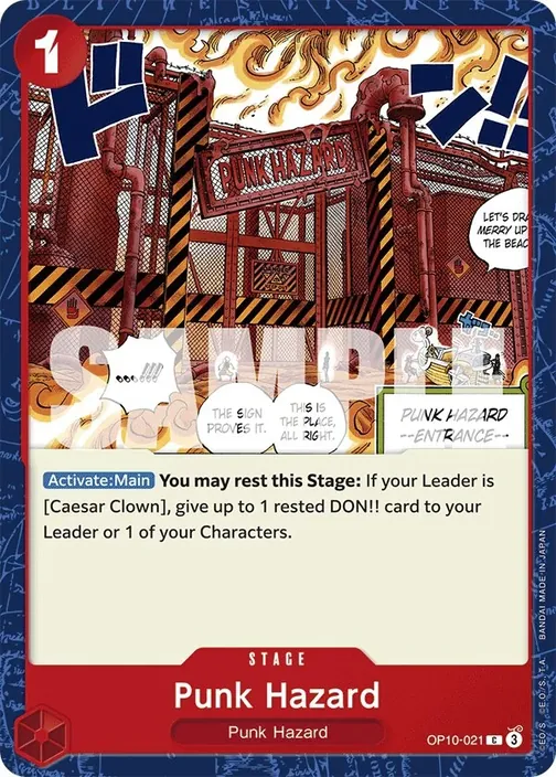 Carte One Piece anglaise OP10-021 Punk Hazard