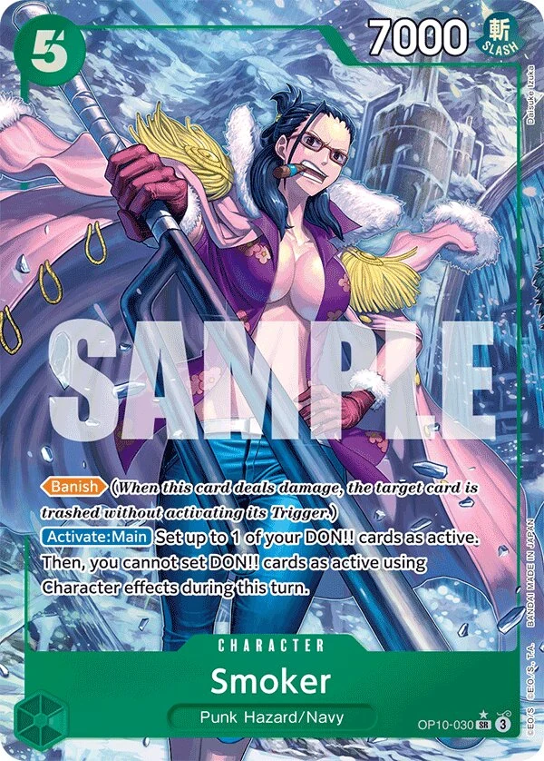 Carte One Piece anglaise Smoker OP10-030 SR