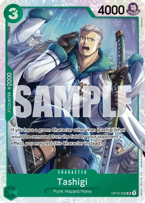 Carte One Piece anglaise OP10-032 Tashigi