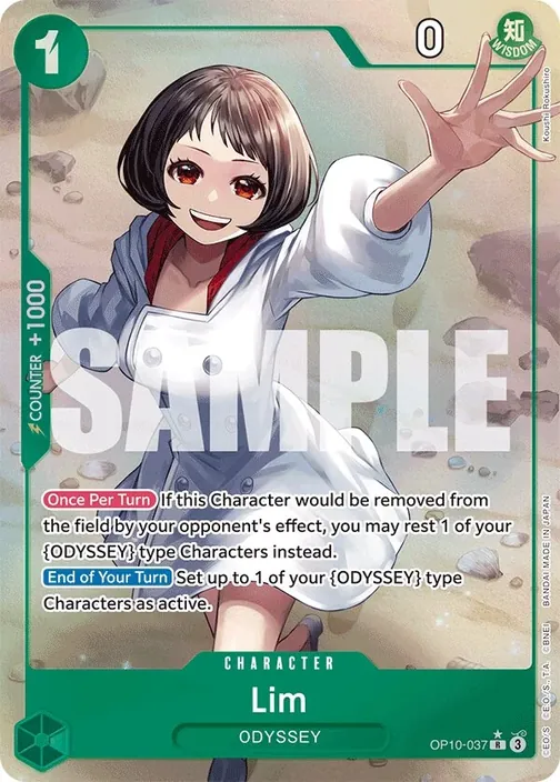 Carte One Piece anglaise OP10-037 Lim (version 2)