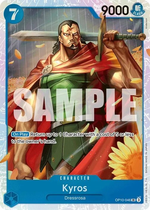 Carte One Piece anglaise OP10-046 Kyros
