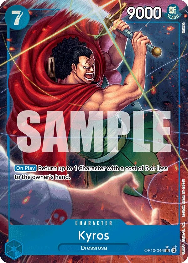 Carte One Piece anglaise Kyros OP10-046 SR