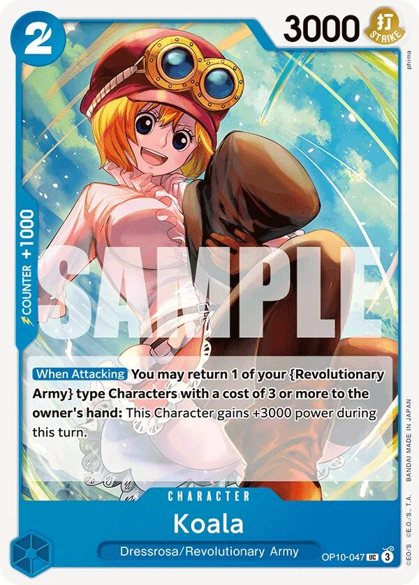 Carte One Piece anglaise Koala OP10-047 UC