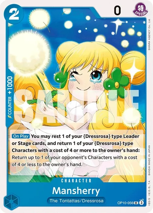 Carte One Piece anglaise OP10-056 Mansherry