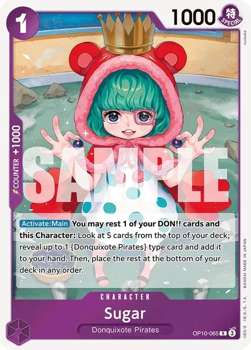 Carte One Piece anglaise OP10-065 Sugar