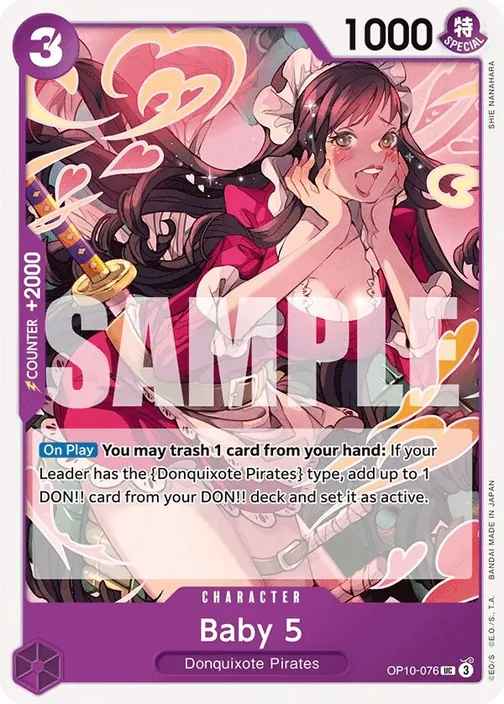 Carte One Piece anglaise OP10-076 Baby 5