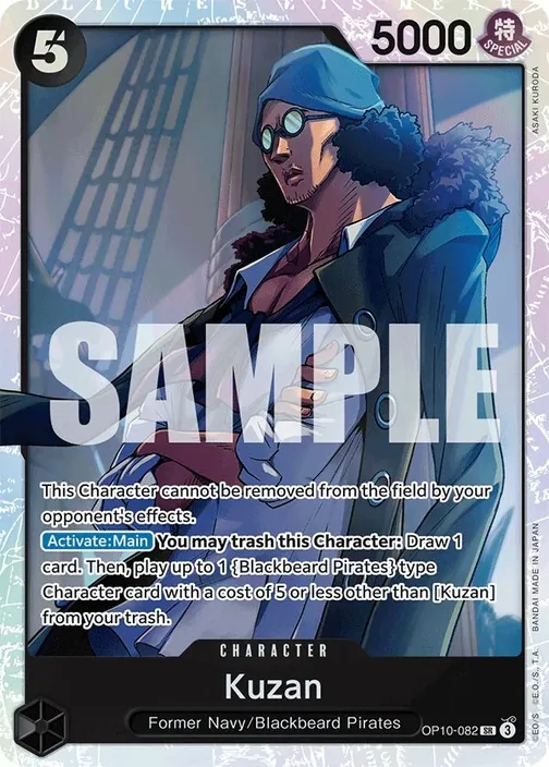 Carte One Piece anglaise OP10-082 Kuzan