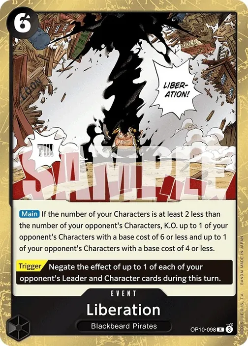 Carte One Piece anglaise OP10-098 Liberation