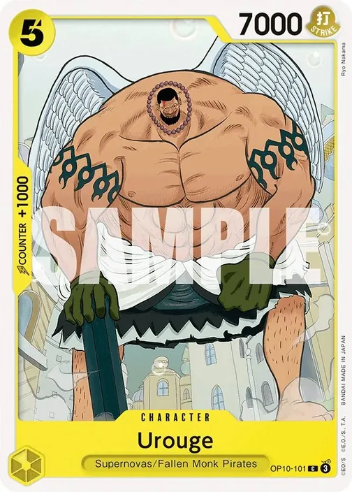 Carte One Piece anglaise OP10-101 Urouge