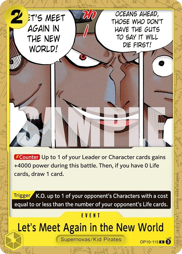 Carte One Piece anglaise Let's Meet Again in the New World OP10-115 C