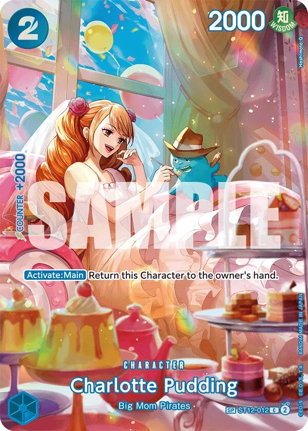 Carte One Piece anglaise Charlotte Pudding ST12-012 SP