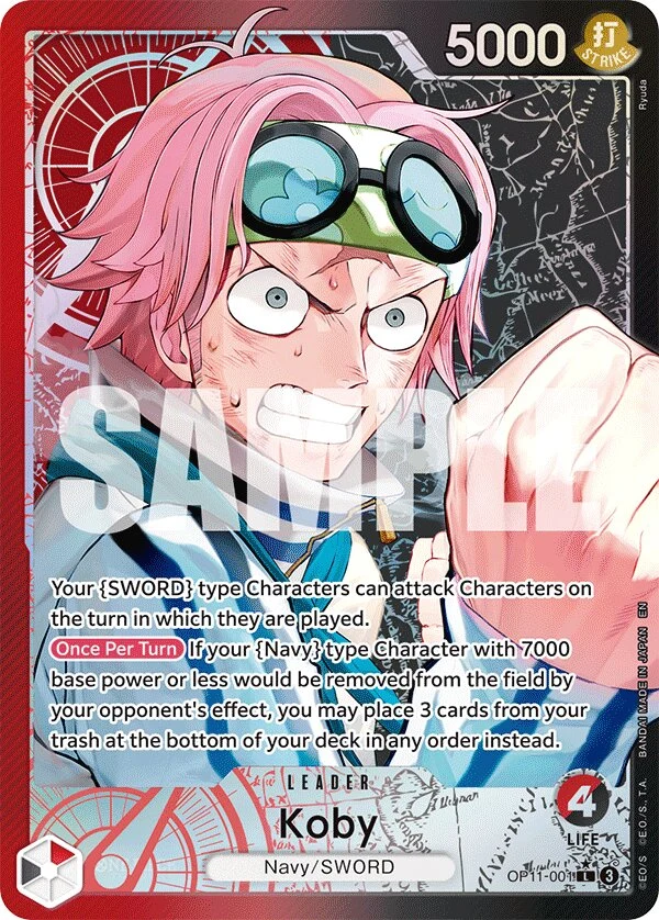 Carte One Piece anglaise Koby OP11-001 L