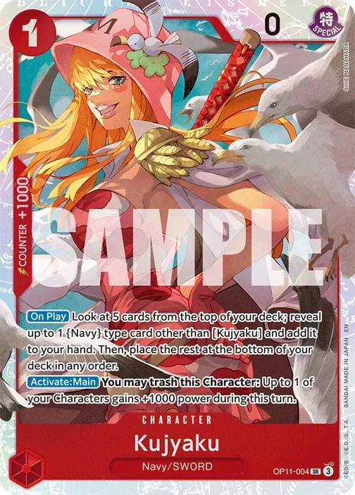 Carte One Piece anglaise OP11-004 Kujyaku