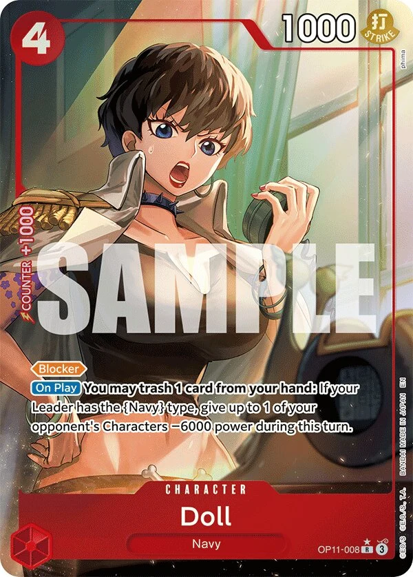 Carte One Piece anglaise Doll OP11-008 R