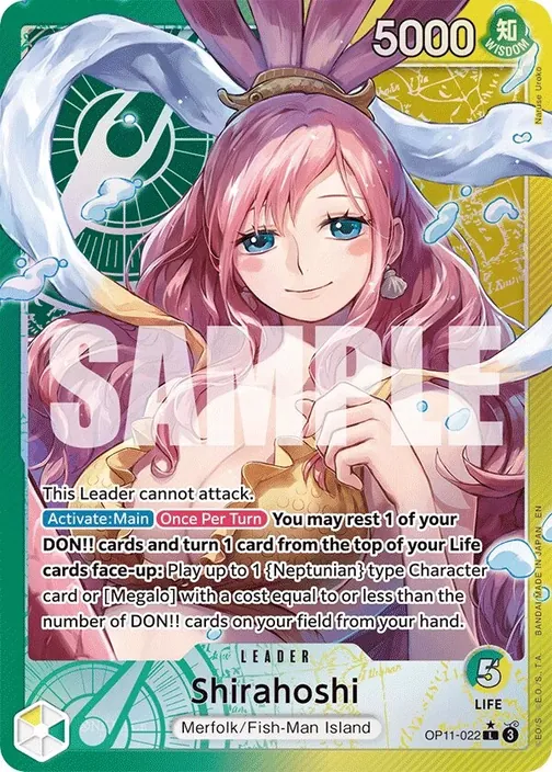Carte One Piece anglaise OP11-022 Shirahoshi (version 2)