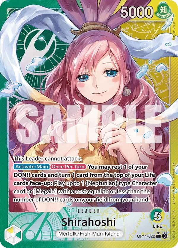 Carte One Piece anglaise Shirahoshi OP11-022 L