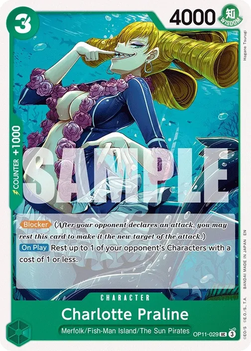 Carte One Piece anglaise OP11-029 Charlotte Praline