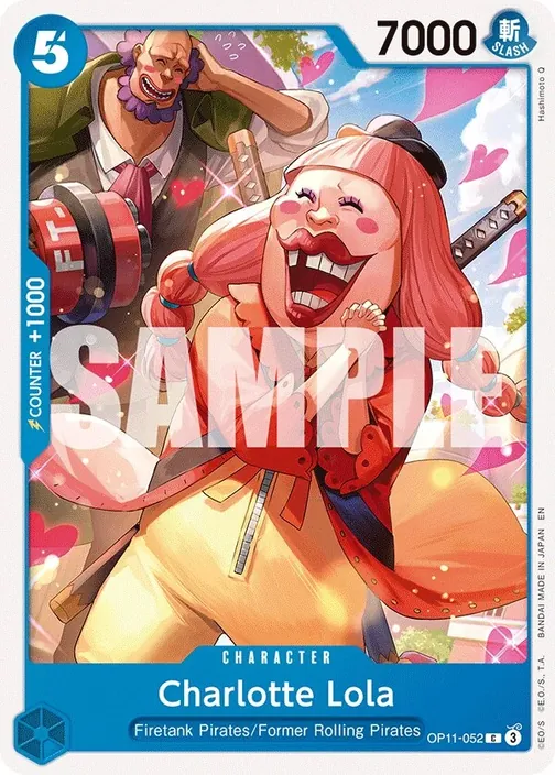 Carte One Piece anglaise OP11-052 Charlotte Lola