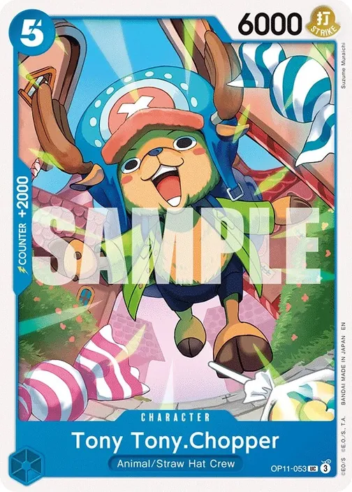 Carte One Piece anglaise OP11-053 Tony Tony.Chopper