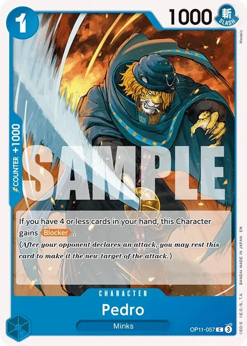 Carte One Piece anglaise OP11-057 Pedro