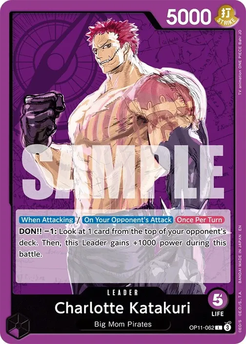 Carte One Piece anglaise OP11-062 Charlotte Katakuri