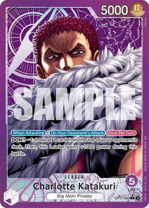Carte One Piece anglaise OP11-062 Charlotte Katakuri (version 2)