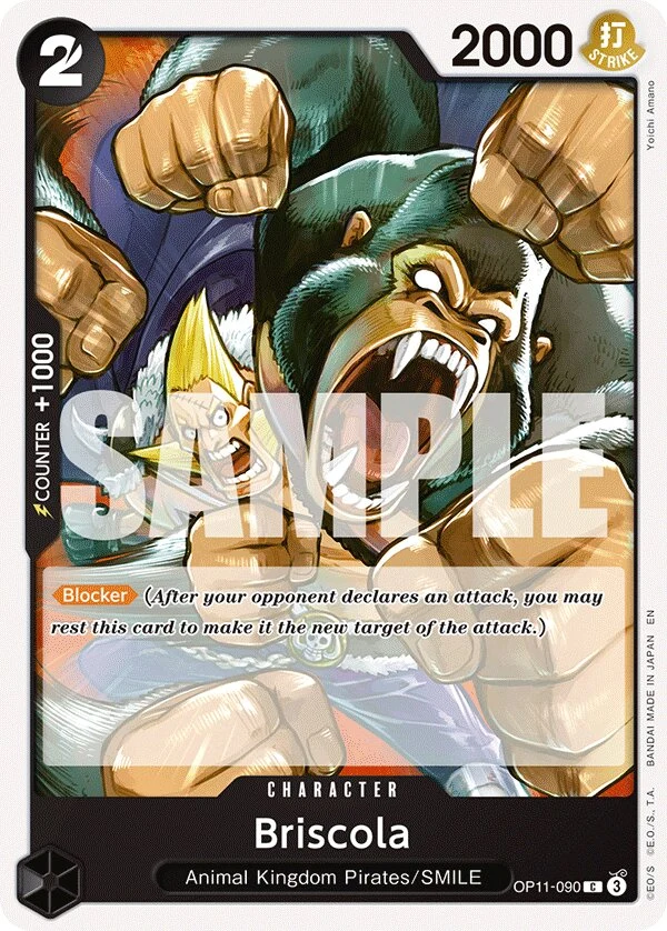 Carte One Piece anglaise Briscola OP11-090 C